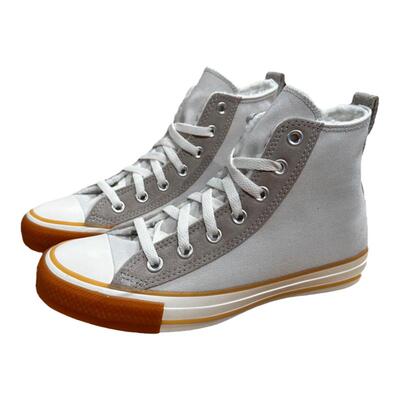 加绒保暖高帮帆布鞋Converse匡威