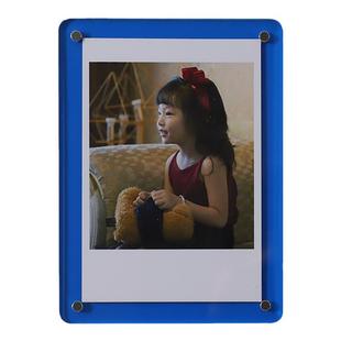 三寸拍立得磁吸相框冰箱贴旅行照片墙透明卡砖爱豆小卡照片展示架