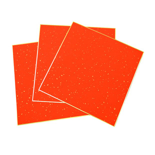 A4福字斗方万年红色洒金宣纸软卡纸半生熟手写门贴春联对联喜庆红