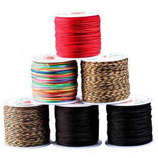 72号玉线手绳红绳编织绳中国结绳子红线手工diy手链项链吊坠五彩