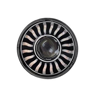 奔达灰石250黑旗500/950金吉拉450无损改装大灯摩托车复古圆灯