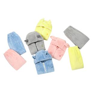 尼多熊新款儿童家居服套装宝宝男女童秋冬睡衣加厚可外穿珊瑚绒