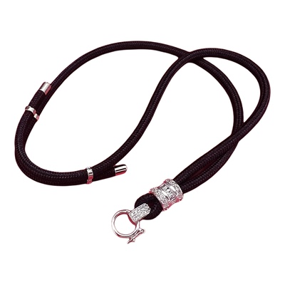 纯银万能扣进口项链绳长款可调节