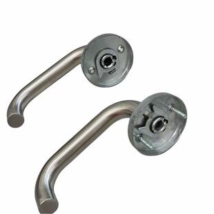 全套防火门消防通道锁芯不锈钢把手通用型钥匙