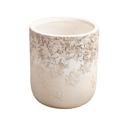 垂丝茉莉发财树琴叶榕小众高级侘寂风落地大花盆高款客厅庭院阳台