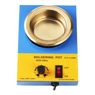 小型调温熔锡炉恒温焊锡热熔炉溶锡炉焊锡锅150W 160W 280W 350W