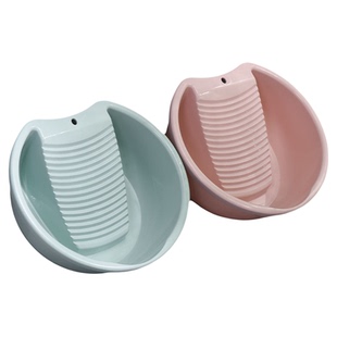 大号搓衣板洗衣盆一体圆形阳台家用带搓板学生宿舍塑料加厚搓衣盆