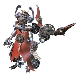 机械党龙骑军团金属拼装模型可变形积木国创机甲潮玩送礼生日礼物