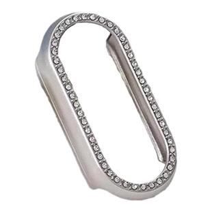 适用新品小米手环10/9仿钻镂空保护壳PC智能运动8保护套半包壳防摔表壳外壳一体壳女款专用高级感kt猫表带