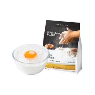 不二宝贝低筋面粉搭婴儿幼儿童低筋糕标准松饼预拌粉宝宝吃的辅食