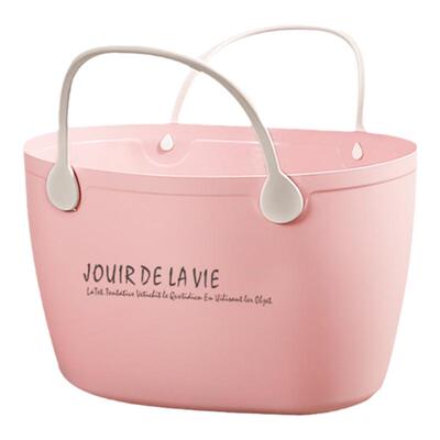 野餐菜篮子手提编织环保塑料ins