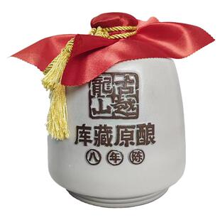 古越龙山库藏原酿八年陈绍兴黄酒半干型礼节拜访坛装2.5L糯米酒