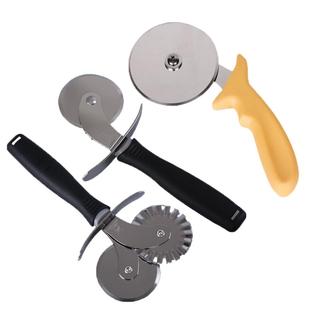 三能不锈钢切披萨滚轮刀花边滚刀切面刀手动切面器比萨分切刀滚刀