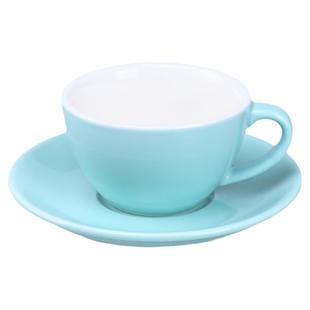 欧式小奢华 陶瓷加厚卡布奇诺杯标准比赛拉花单品咖啡杯碟150ml