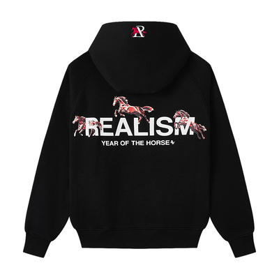 Realism美式复古卫衣马年限定