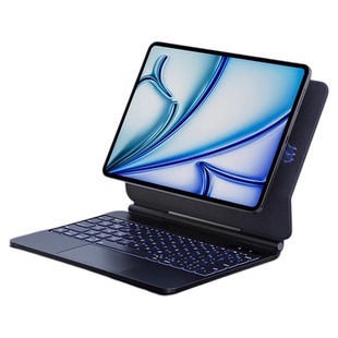 【触点直连】FCWM新款适用iPadpro11妙控键盘air7苹果平板电脑456悬浮13磁吸mini智能12.9寸专用免蓝牙免充电