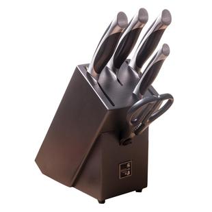 张小泉启航菜刀具套装厨房家用刀具水果刀砍骨刀切菜刀架全套正品