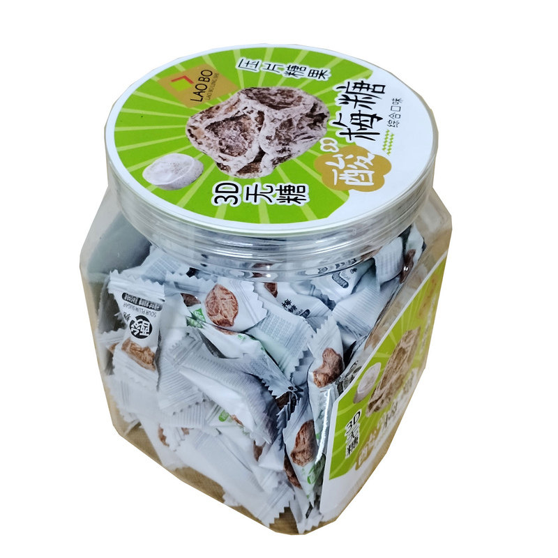 3D无糖酸梅糖话梅味压片糖果