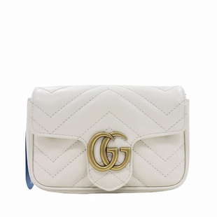 9.9新Gucci/古驰Marmont时尚链条包女款皮革迷你斜挎单肩包送礼物