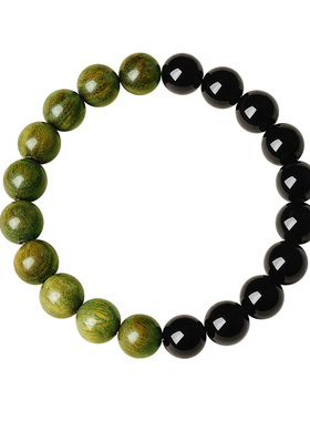 宫里上新灵福禅韵天然绿檀手链