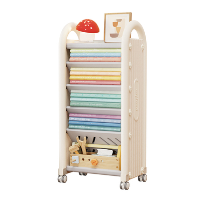 mloong曼龙儿童书架置物架