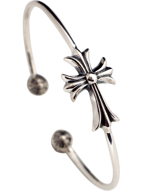 十字架朋克风情侣男女款老银匠