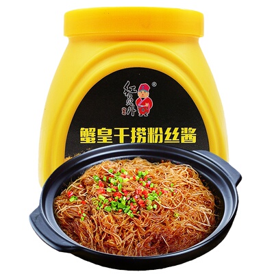 红员外蟹皇干捞丝酱1000g