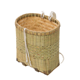 云贵四川农村竹背筐家用竹编背篓儿童小孩买菜道具竹子背篼夹背