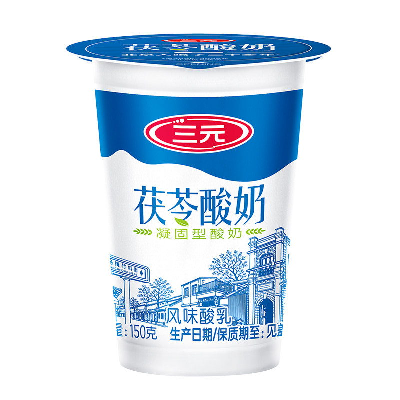 三元茯苓酸奶风味酸乳三元