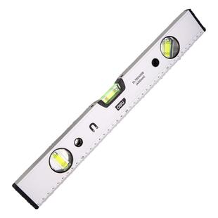 得力工具水平尺高精度小型带强磁迷你靠铝合金平衡测量仪家用