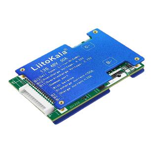 LiitoKala 13S-48V同口锂电池保护板均衡电压 13S-48V50A(Li-ion)