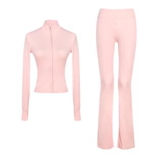 艾舞戈儿童舞蹈服外套女童运动套装练功服长袖春秋修身显瘦瑜伽服