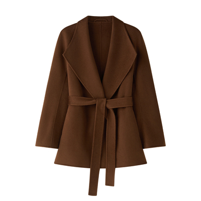 新色！TEASEL 「晚宴惊鸿」大翻领气场十足轻盈保暖纯羊绒大衣