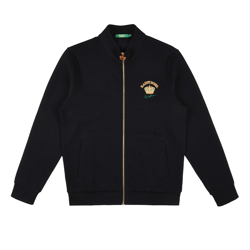 雷迪波尔刺绣特牢钻皇冠夹克外套