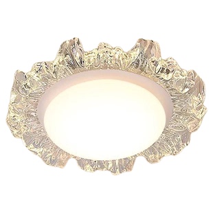 新款网红嵌入式浪花过道走廊玄关入户灯衣帽间阳台全光谱吸顶灯