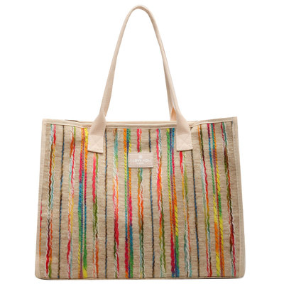 帆布包女大容量妈咪包通勤托特包