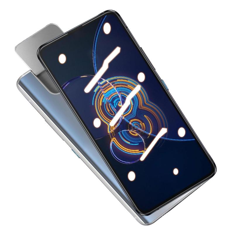 华硕ZenFone8Flip钢化膜ZS590KS全屏覆盖满版ZS672KS防摔爆高清玻璃膜zenfone8抗指纹抗蓝光ASUS手机屏保贴膜