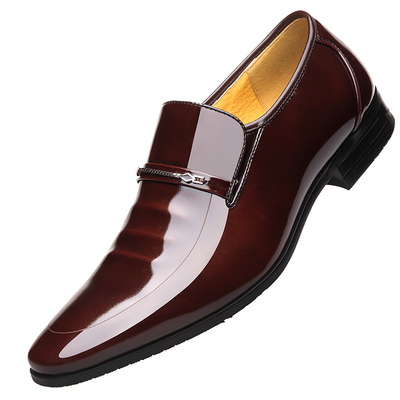 正装皮鞋老爷车透气增高商务真皮