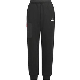 阿迪达斯童装25秋冬男女大童裤子儿童加绒针织运动裤KC0222KC0223