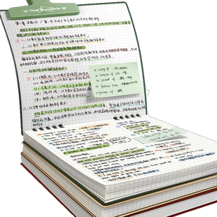 2025款高颜值笔记本复古方形本活页笔记本本子上翻活页本可拆卸初中生高中生不硌手360度旋转错题记事本