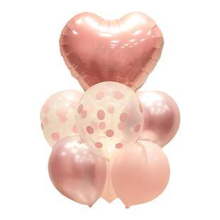 38女神妇女节爱心气球桌飘支架立柱生日派对商场氛围装饰场景布置