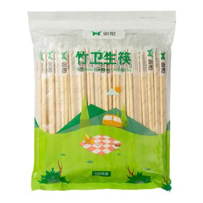 双枪一次性筷子光滑独立包装竹筷