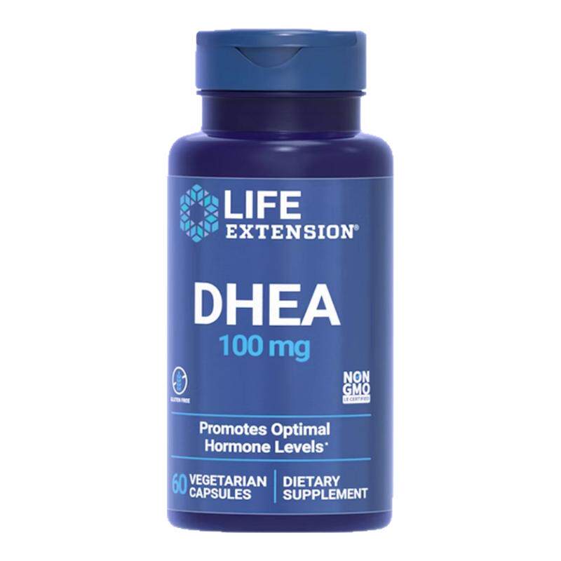 美国life DHEA卵巢保养女性备孕调理生殖卵泡发育脱氢表雄酮100mg