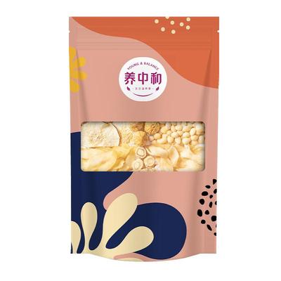 润肺六物饮玉竹沙参百合无花果雪梨茶生津水儿童内热北合秋润汤包