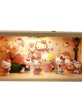HelloKitty猫小夜灯摆件生日礼物