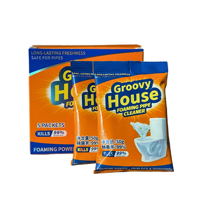 GROOVYHOUSE/英国管道疏通剂强力溶解厨房油污马桶除味地漏堵塞