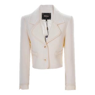 M STAR春季通勤小香风短外套女款(不含胸针)好看独特法式高级