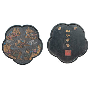 张小凤 神骏图 墨锭高档收藏级珍藏墨曹素功墨厂文房四宝徽墨墨块墨条高档墨锭笔墨纸砚文艺礼品送礼套装摆件