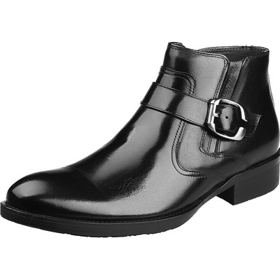 VQGT真皮男靴头层牛皮皮靴马丁靴