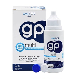 优卓gp护理液120ml硬性隐形眼镜角膜塑性塑形ok镜片洗除蛋白TF